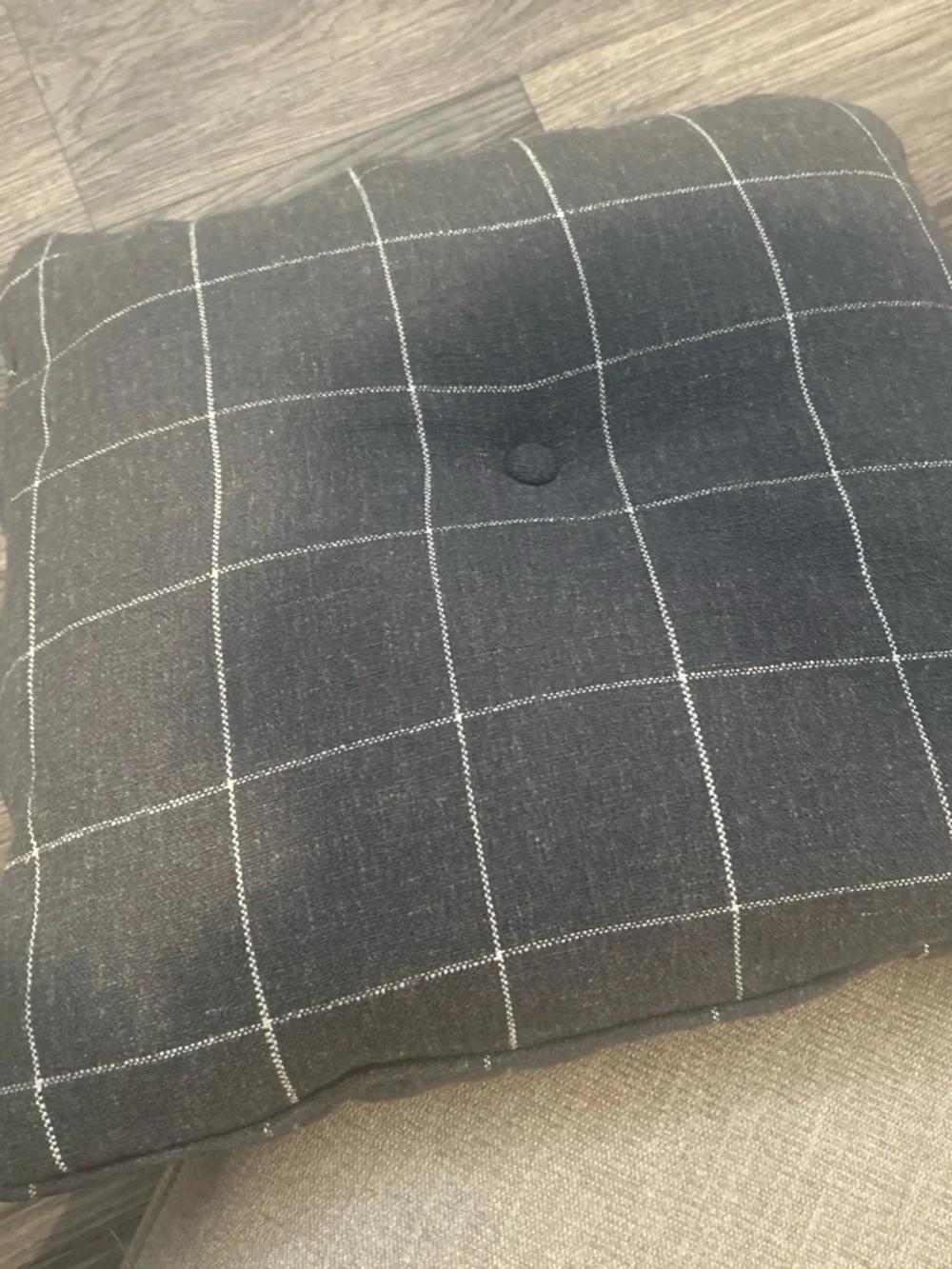 Neutral Scroll Pattern Decorative Throw Pillows set of 2 - Gray and Cream